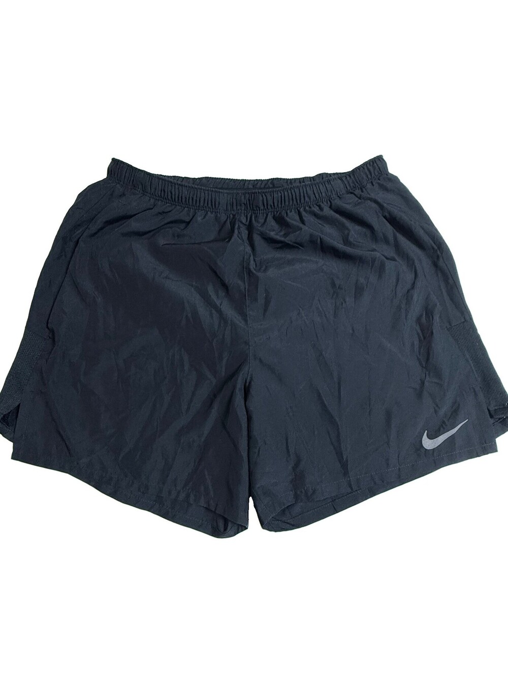 Nike Running Shorts Men’s M Black Pockets Liner Is Cu